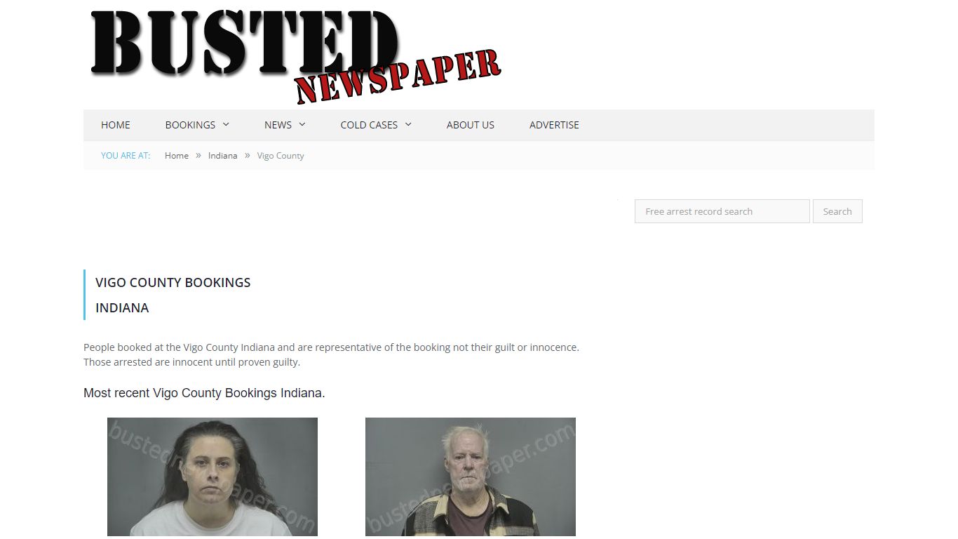 Vigo County, IN Mugshots - BUSTEDNEWSPAPER.COM